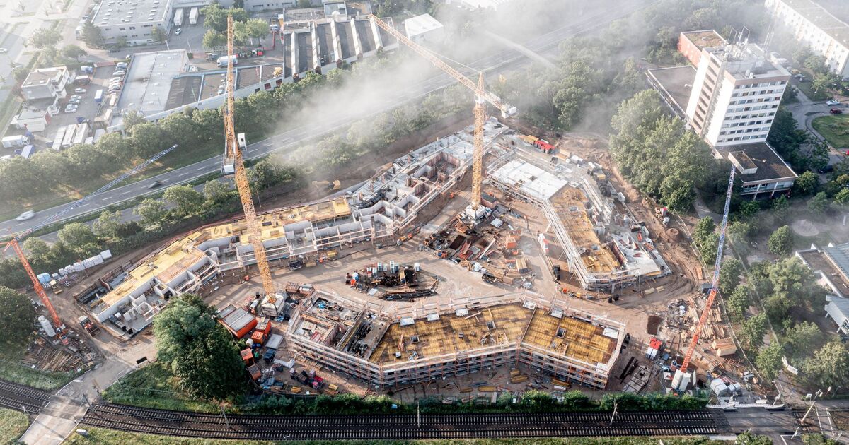 Meilenstein beim aktuell größten Bauprojekt der Volkswohnung Karlsruhe ...